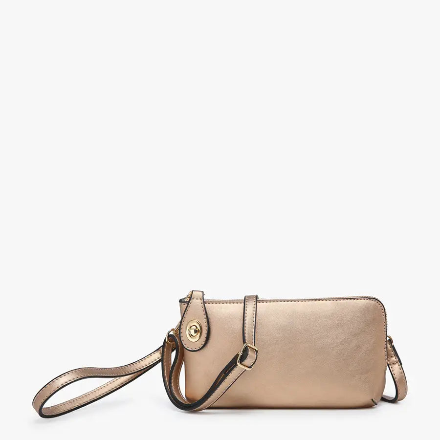 Kendall Crossbody / Wristlet with Twist Lock Closure