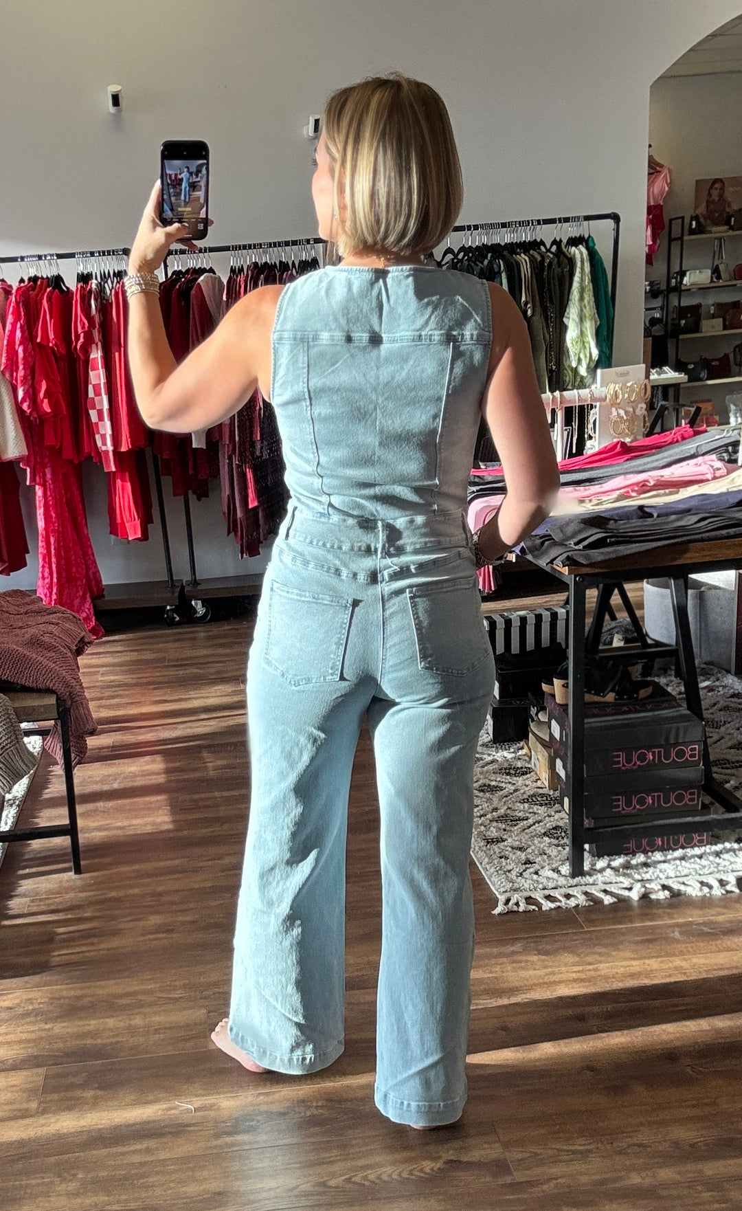 The Mae Denim Jumpsuit