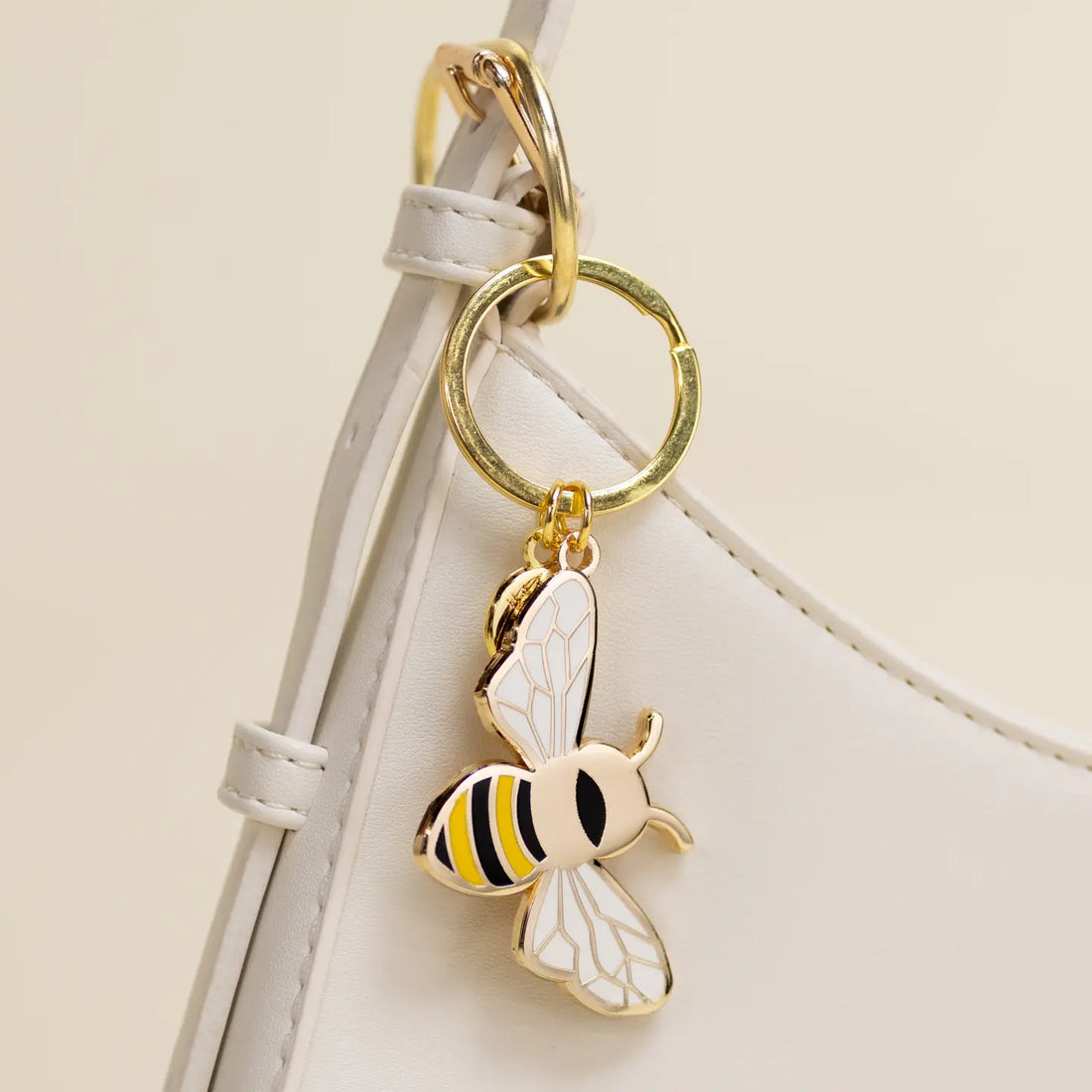 Queen Honey Bee Keychain / Bag Charm