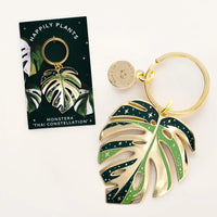 Monstera Thai Constellation Planter Keychain / Bag Charm
