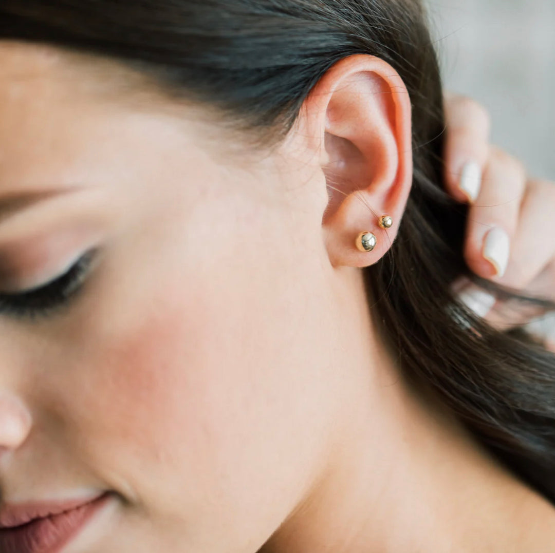 Ball Stud Earrings | Waterproof