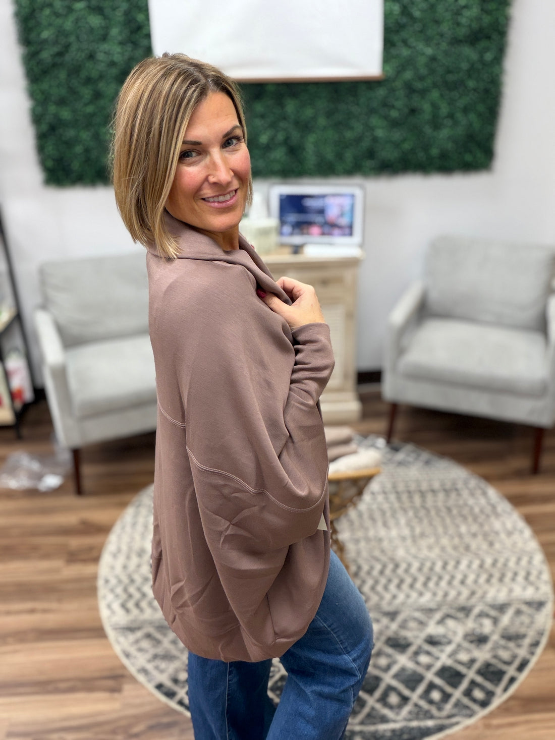 Cocoon Style Cardigan