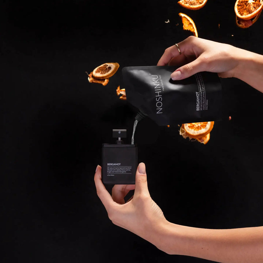 Noshinku Refillable Bergamot Hand Sanitizer