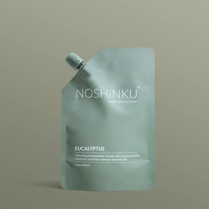 Noshinku Eucalyptus Rosemary Nourishing Sanitizer Refill Pouch