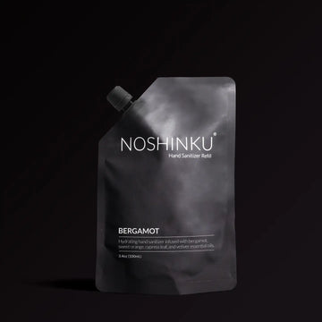 Noshinku Bergamot - Cypress Nourishing Sanitizer Travel Refill Pouch