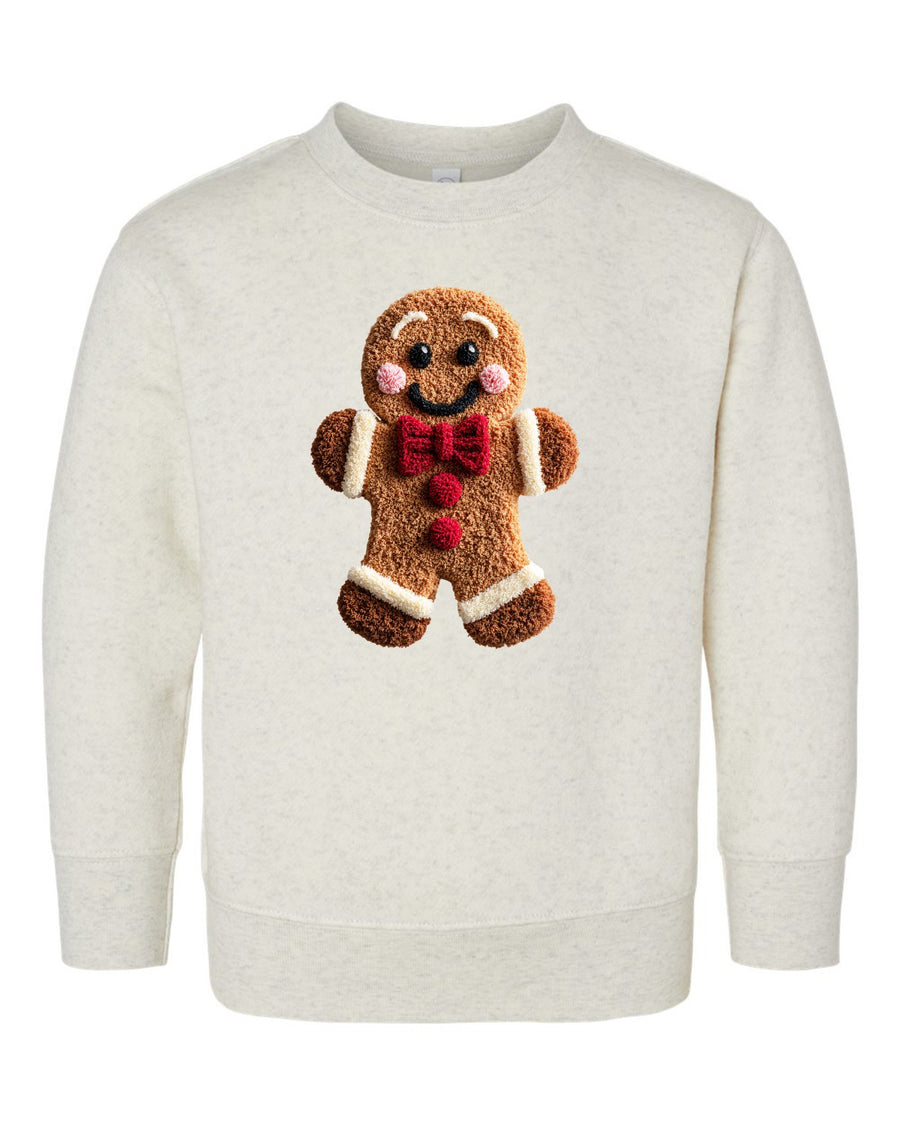 Cozy Gingerbread Latch Hook Graphic Sweatshirt - YOUTH | SPECIAL ORDER