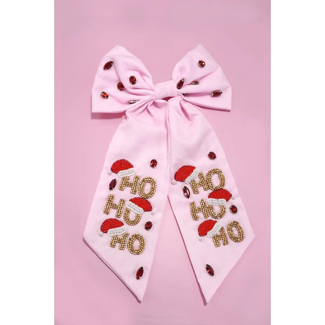Christmas HO HO HO Bow