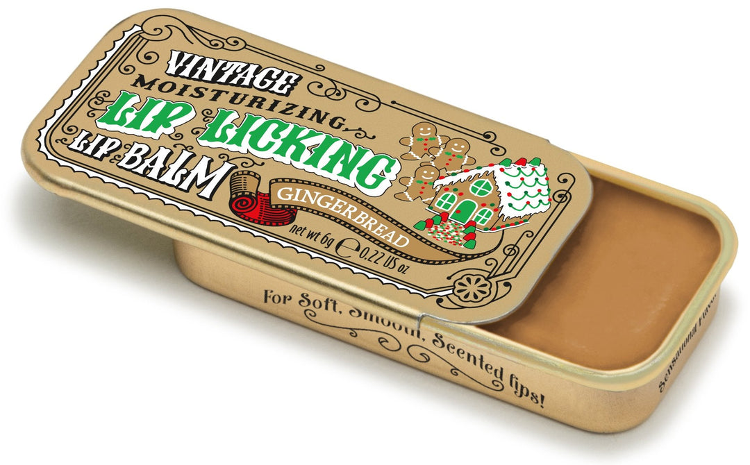 Lip Licking Flavored Lip Balm - Vintage Slider Tins