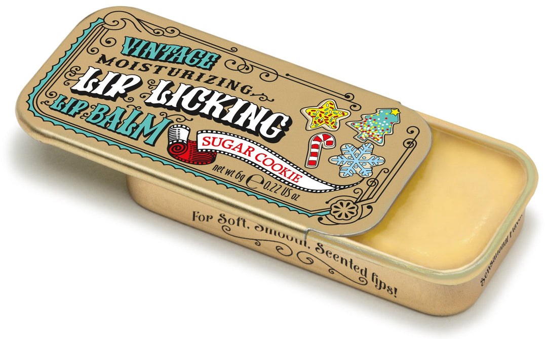 Lip Licking Flavored Lip Balm - Vintage Slider Tins