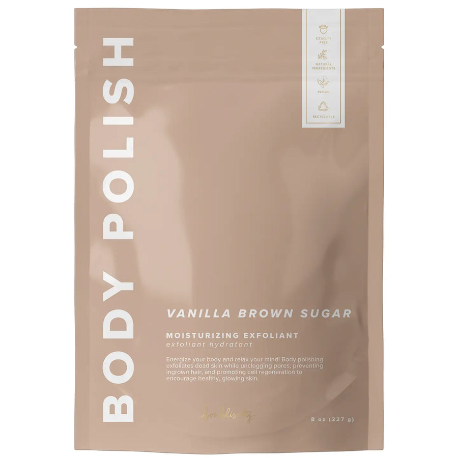Body Polish Scrub w/Gold Spoon - Vanilla