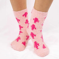 Pink Nutcracker Snuggle Socks
