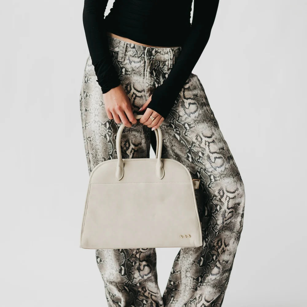 Nirvana Nubuck Tote - Oat