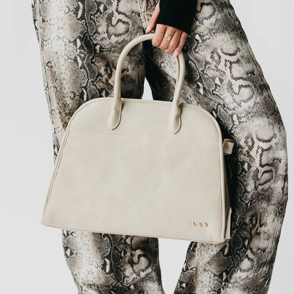 Nirvana Nubuck Tote - Oat