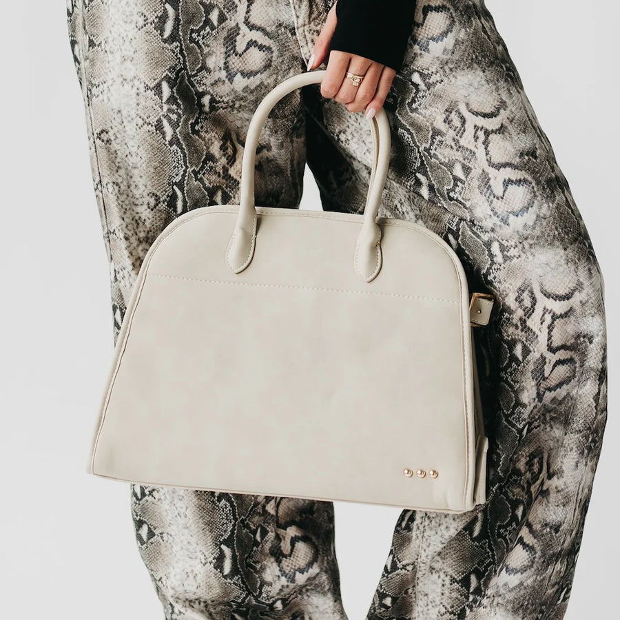 Nirvana Nubuck Tote - Oat