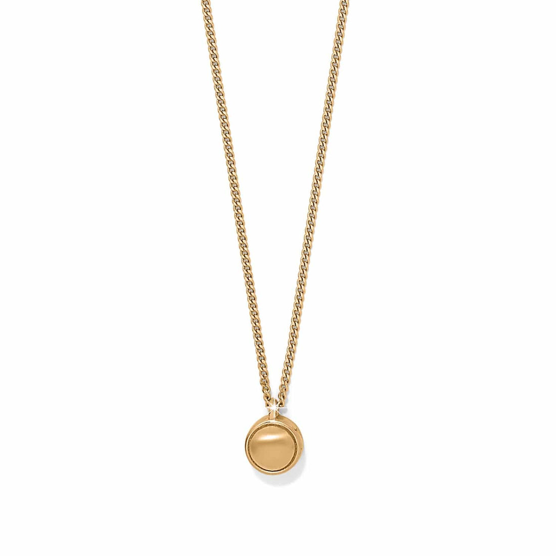 Contempo Nuevo Petite Dome Necklace - Gold
