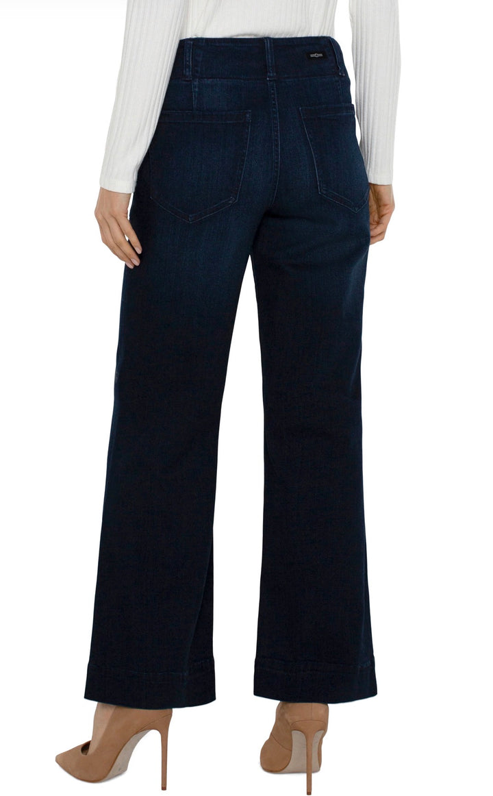 Liverpool - Patch Pocket Wide Leg Trouser