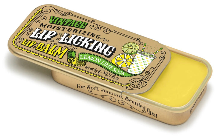 Lip Licking Flavored Lip Balm - Vintage Slider Tins