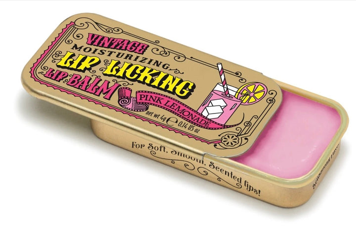 Lip Licking Flavored Lip Balm - Vintage Slider Tins