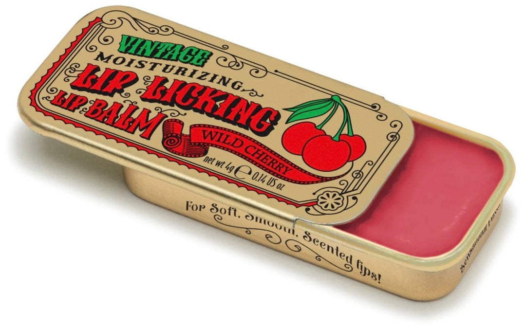 Lip Licking Flavored Lip Balm - Vintage Slider Tins
