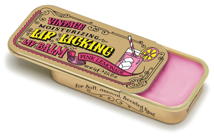 Lip Licking Flavored Lip Balm - Vintage Slider Tins