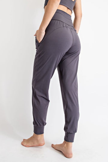 Butter Soft Joggers with Pockets - Charcoal