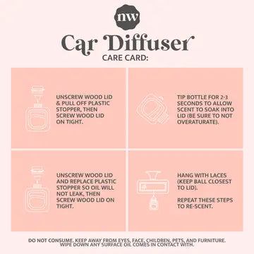 All Natural Car Diffusers