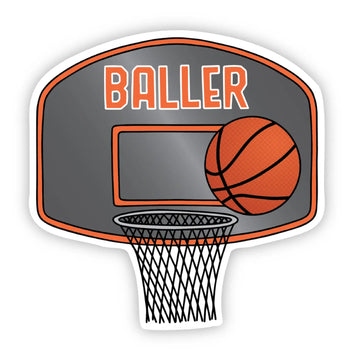 Baller Basketball Sticker