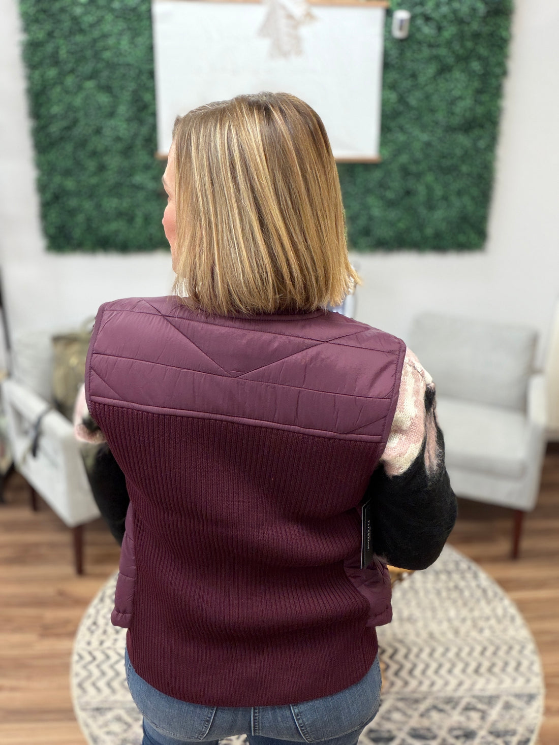 Liverpool - Sleeveless Quilted Full Zip Sweater Vest