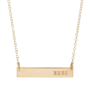 XOXO Bar Necklace