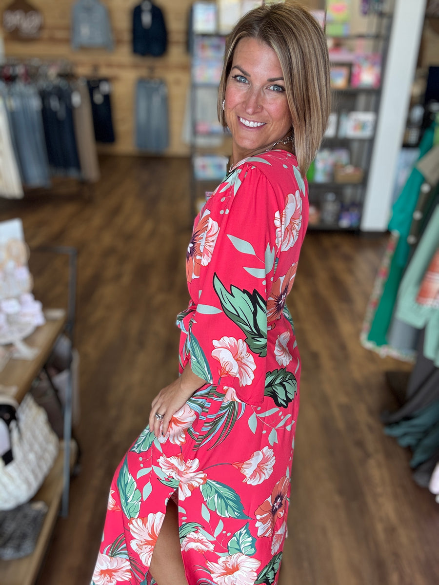 Party in Paradise One Shoulder Maxi Dress