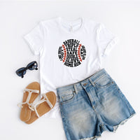 Baseball Words Graphic Tee