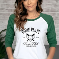 Homeplate Social Club Graphic Raglan