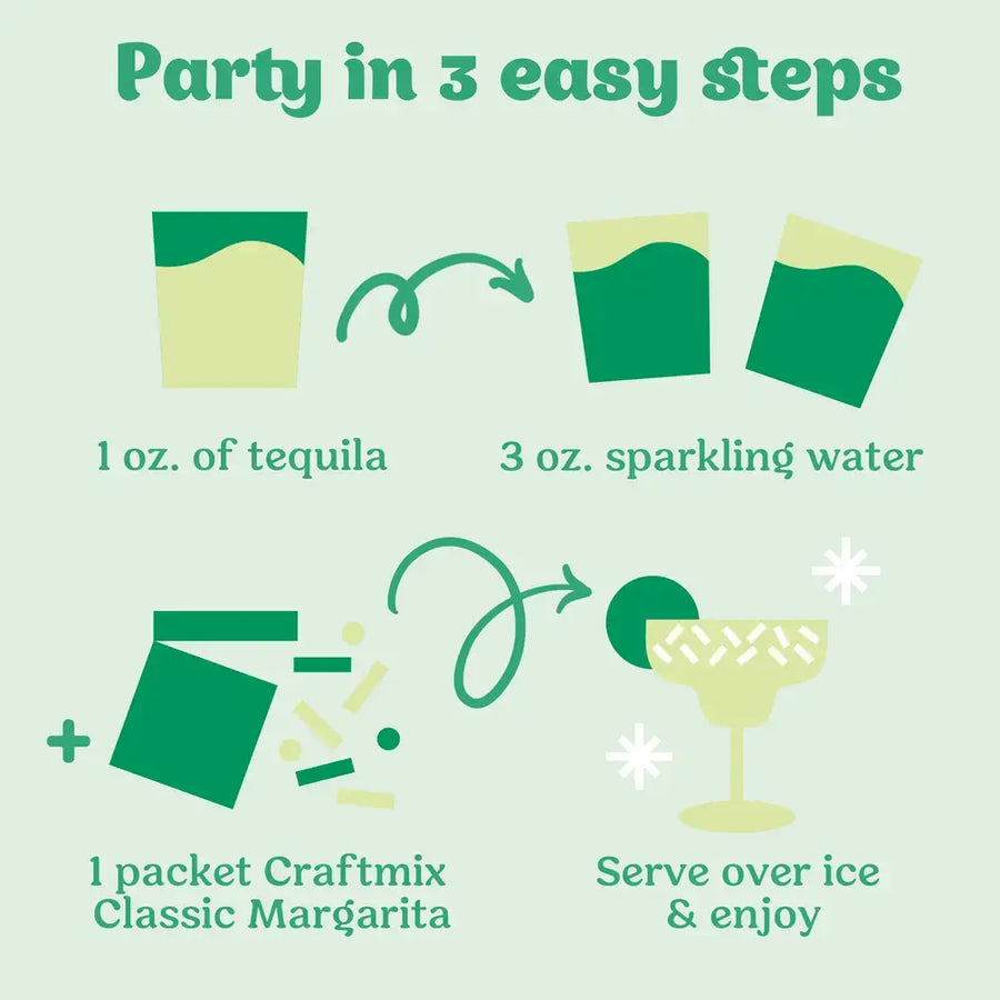 Classic Margarita Cocktail / Mocktail Mixer