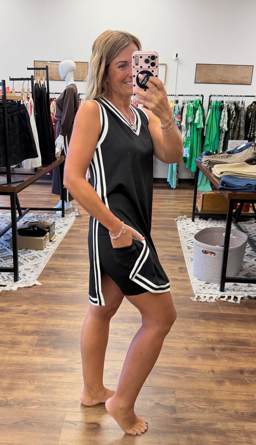 Sideline Tunic Biker Set