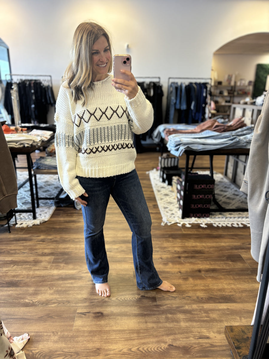 Madilyn - Cable & Stitch Sweater