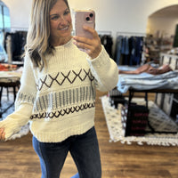 Madilyn - Cable & Stitch Sweater