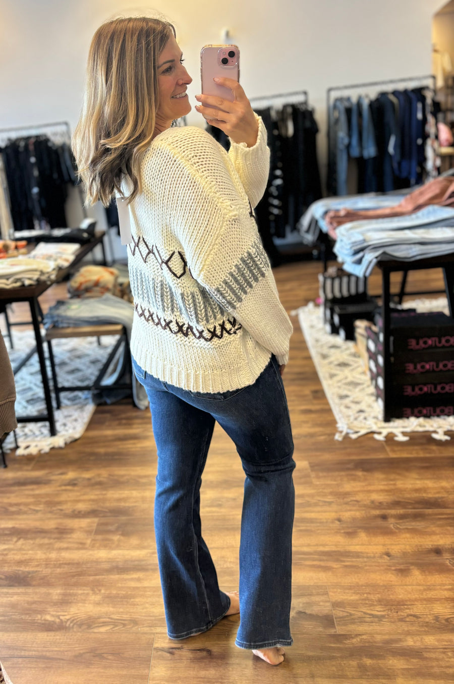 Madilyn - Cable & Stitch Sweater