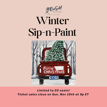Winter Sip-n-Paint | November 13th at 6:30pm
