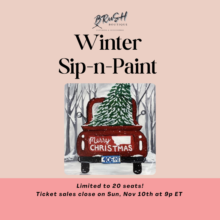Winter Sip-n-Paint | November 13th at 6:30pm