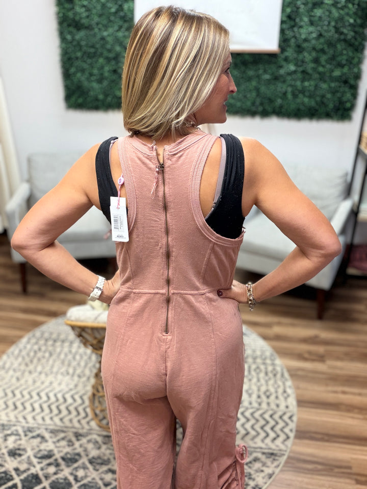 Weekend Wanderer Jumpsuit - Dusty Rose