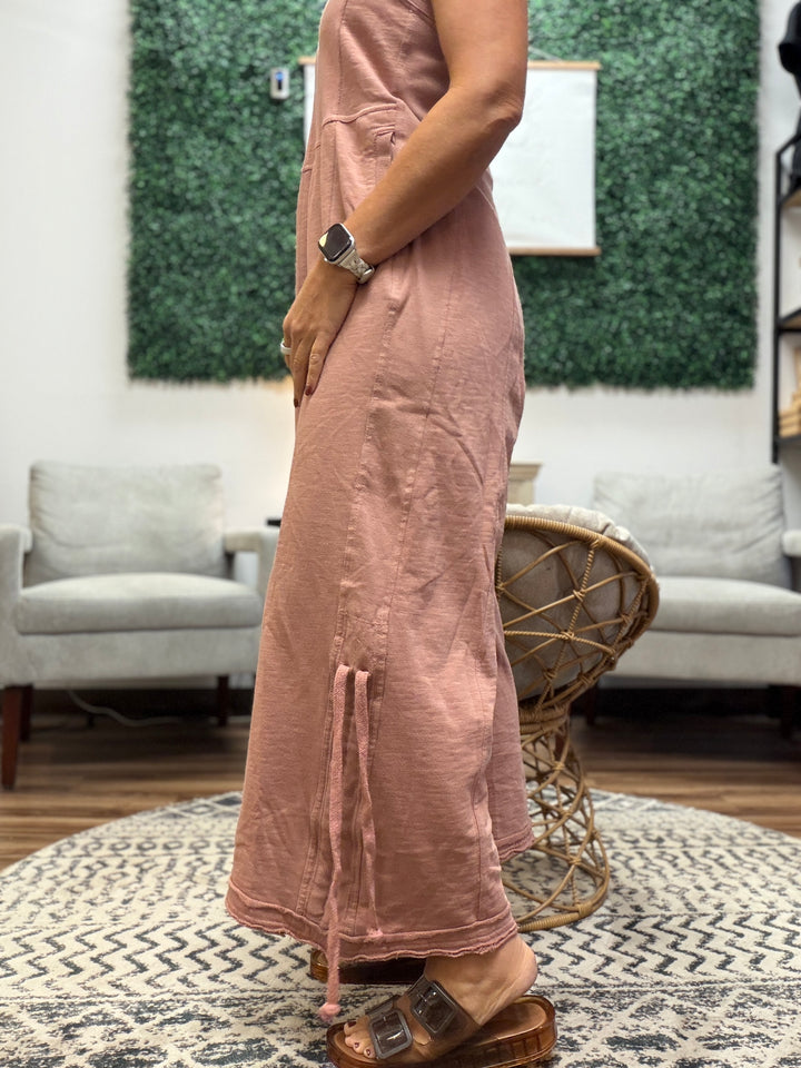 Weekend Wanderer Jumpsuit - Dusty Rose