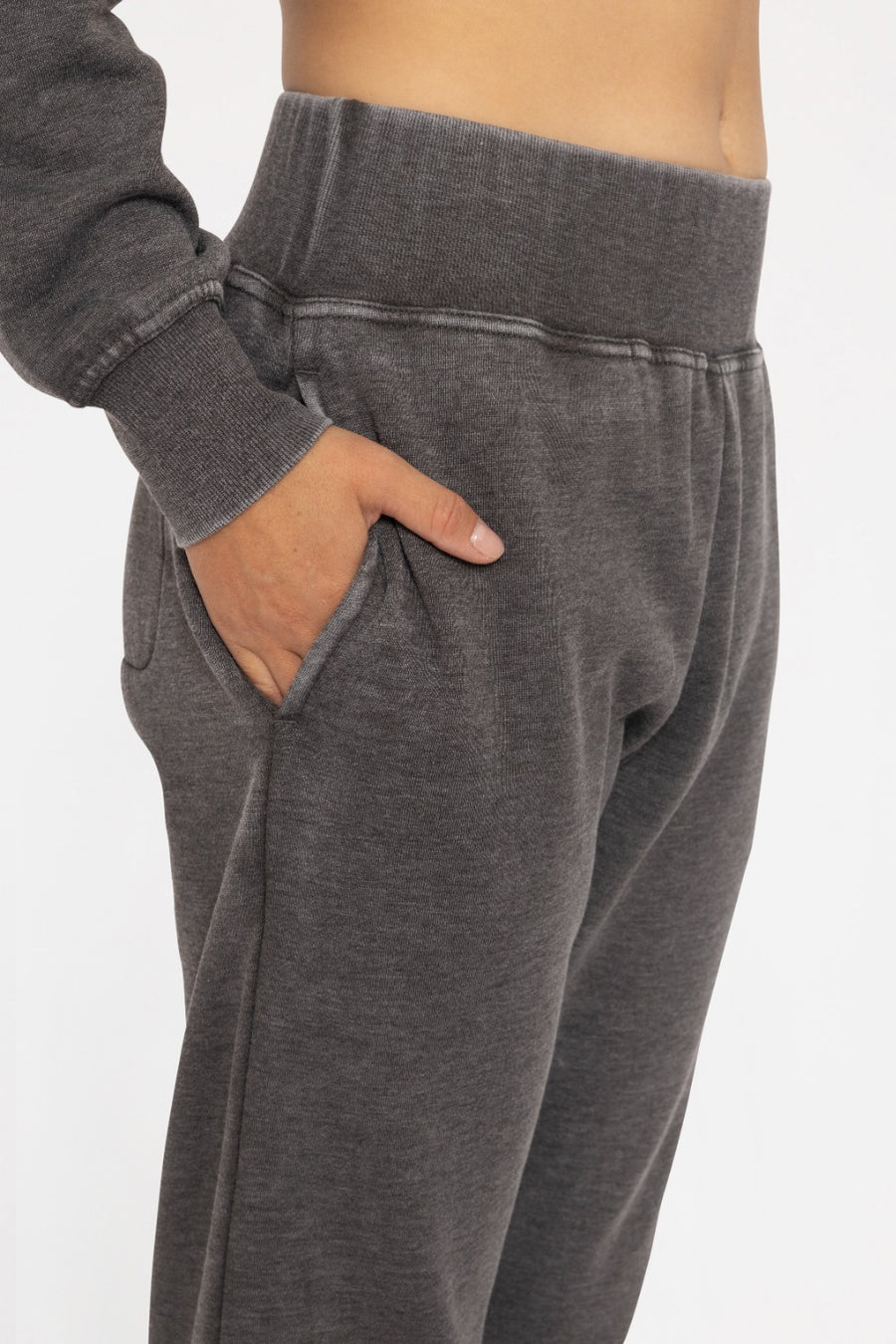 Burned Out Fleece Joggers