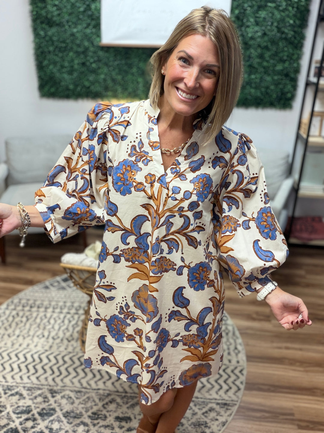 Blue Skies &amp; Bonfires Dress