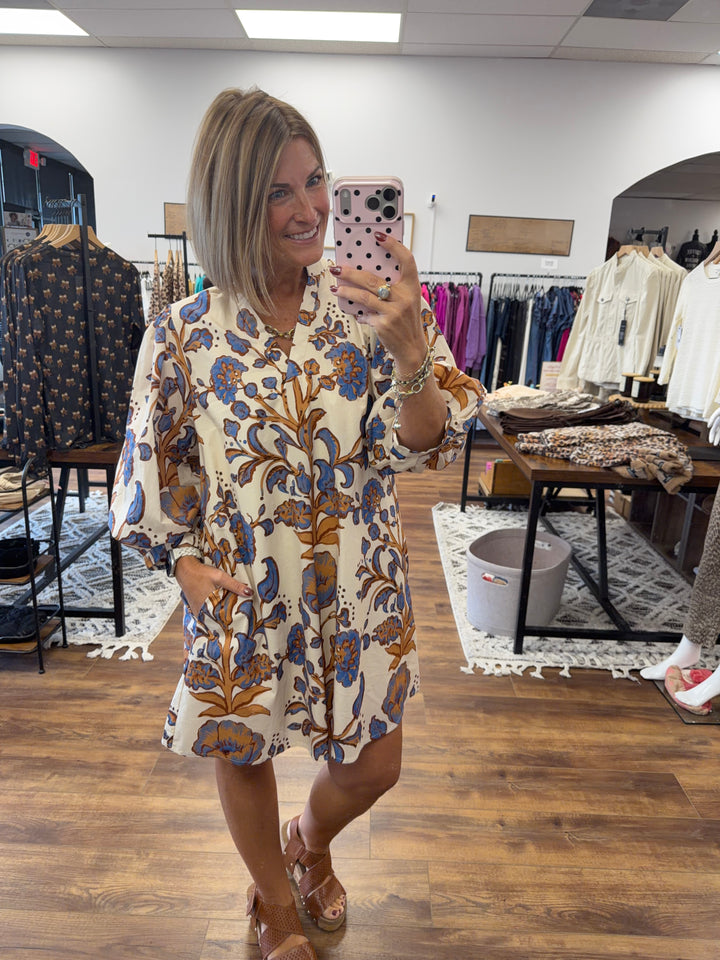 Blue Skies &amp; Bonfires Dress