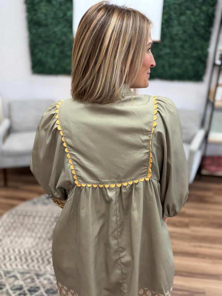 Harvest Home Embroidered Dress