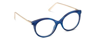 Peepers Readers - Margot - Navy Horn