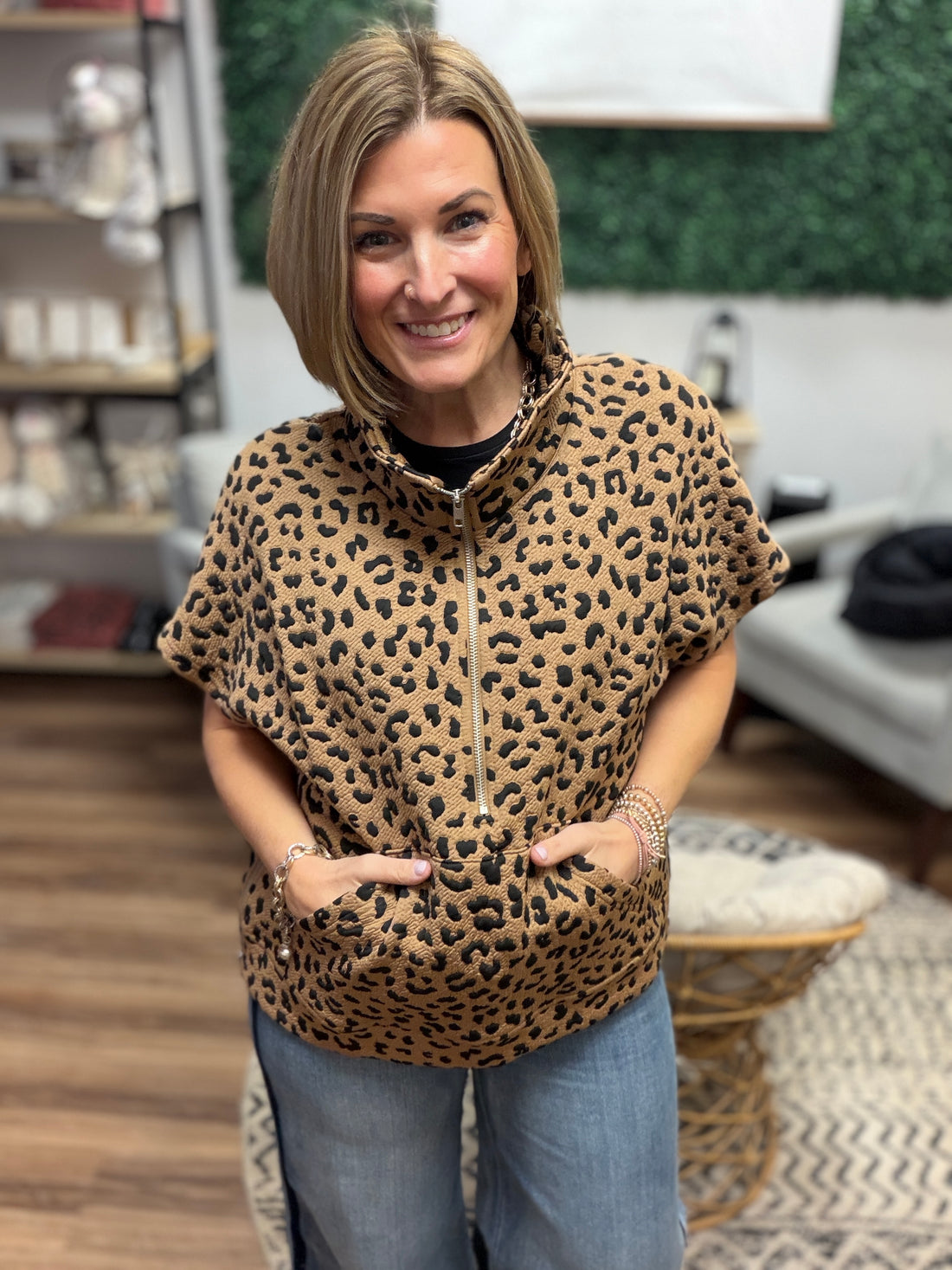 Wild Side Half Zip Pullover