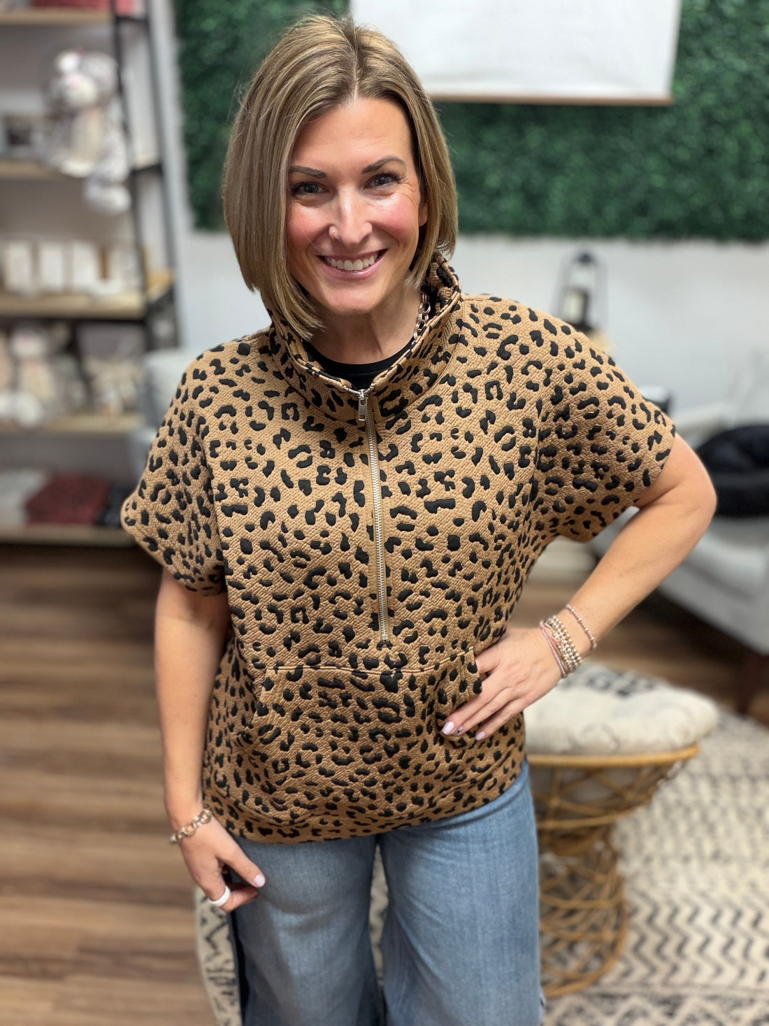 Wild Side Half Zip Pullover