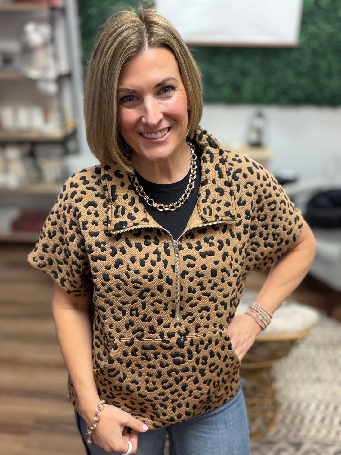 Wild Side Half Zip Pullover