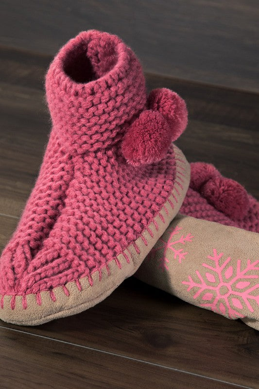 Snowflake Bootie Slippers